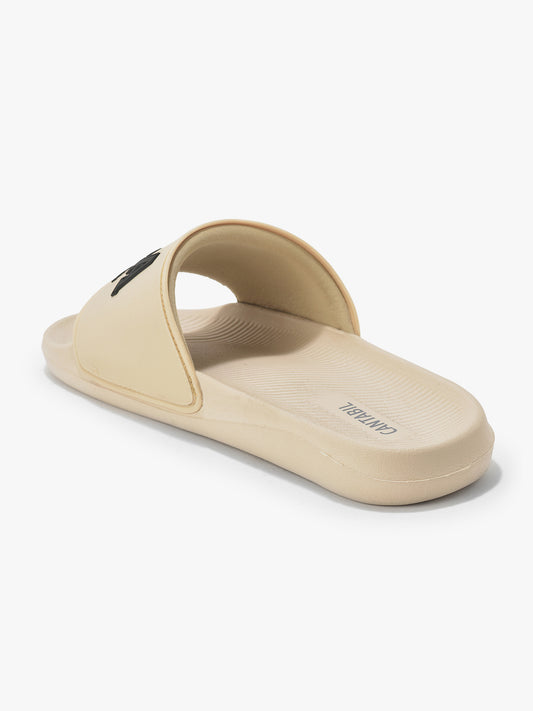Casual Slider for Men | Lightweight & Comfortable with Cushioned Insole EVA Upper synthetic Sole Slip on Closure