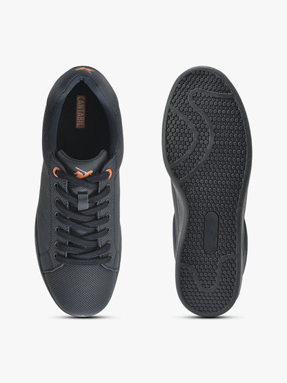 Casual Sneaker Shoes for Men | Lightweight & Comfortable with Cushioned Insole PU Upper TPR Sole Lace Up Closure