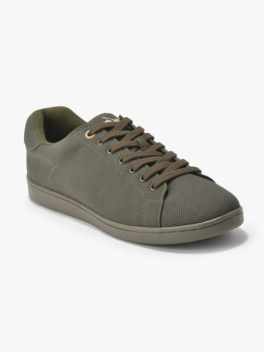 Casual Sneaker Shoes for Men | Lightweight & Comfortable with Cushioned Insole PU Upper TPR Sole Lace Up Closure
