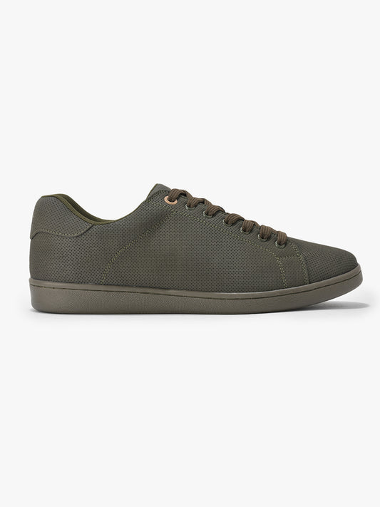 Casual Sneaker Shoes for Men | Lightweight & Comfortable with Cushioned Insole PU Upper TPR Sole Lace Up Closure