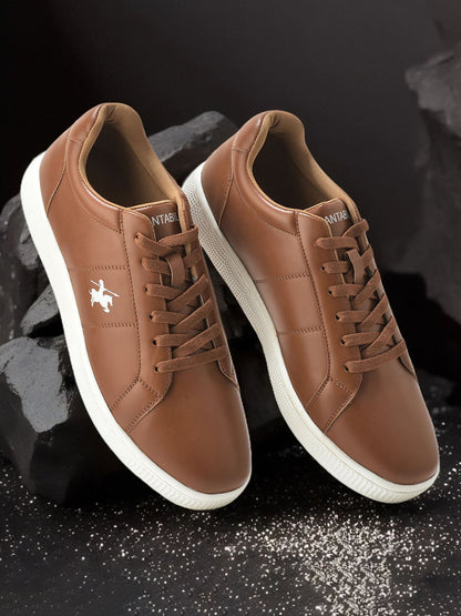 Casual Sneaker Shoes for Men | Lightweight & Comfortable with Cushioned Insole PU Upper TPR Sole Lace Up Closure