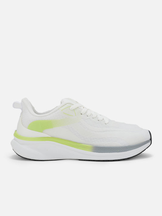 Men's White Solid Casual Shoes