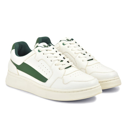 Casual Sneaker Shoes for Men | Lightweight & Comfortable with Cushioned Insole Polyurethane (PU) Upper Ethylene Vinyl Acetate Sole Lace-Up Closure