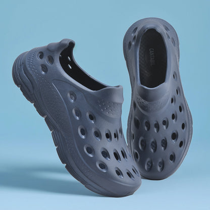 Casual Clogs for Men | Lightweight & Comfortable with Cushioned Insole EVA Upper EVA Sole Slip on Closure.