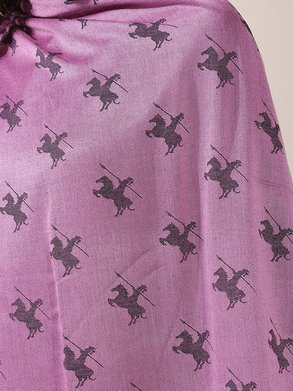 Women's Printed Pink Scarf