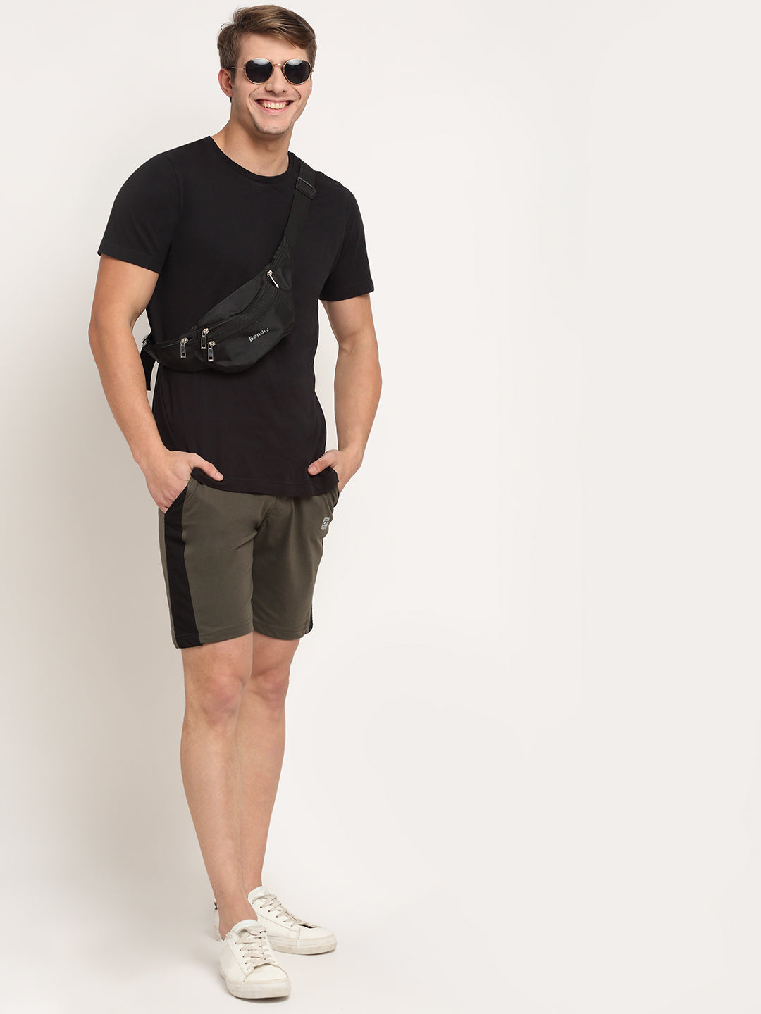 Cantabil Olive Men Shorts (6751705661579)