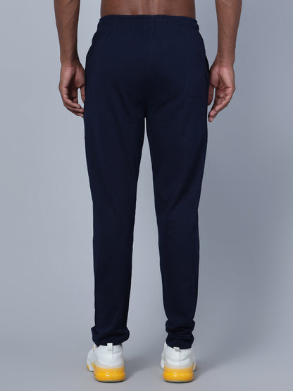 Cantabil Men Navy Blue Track Pant (7134682316939)