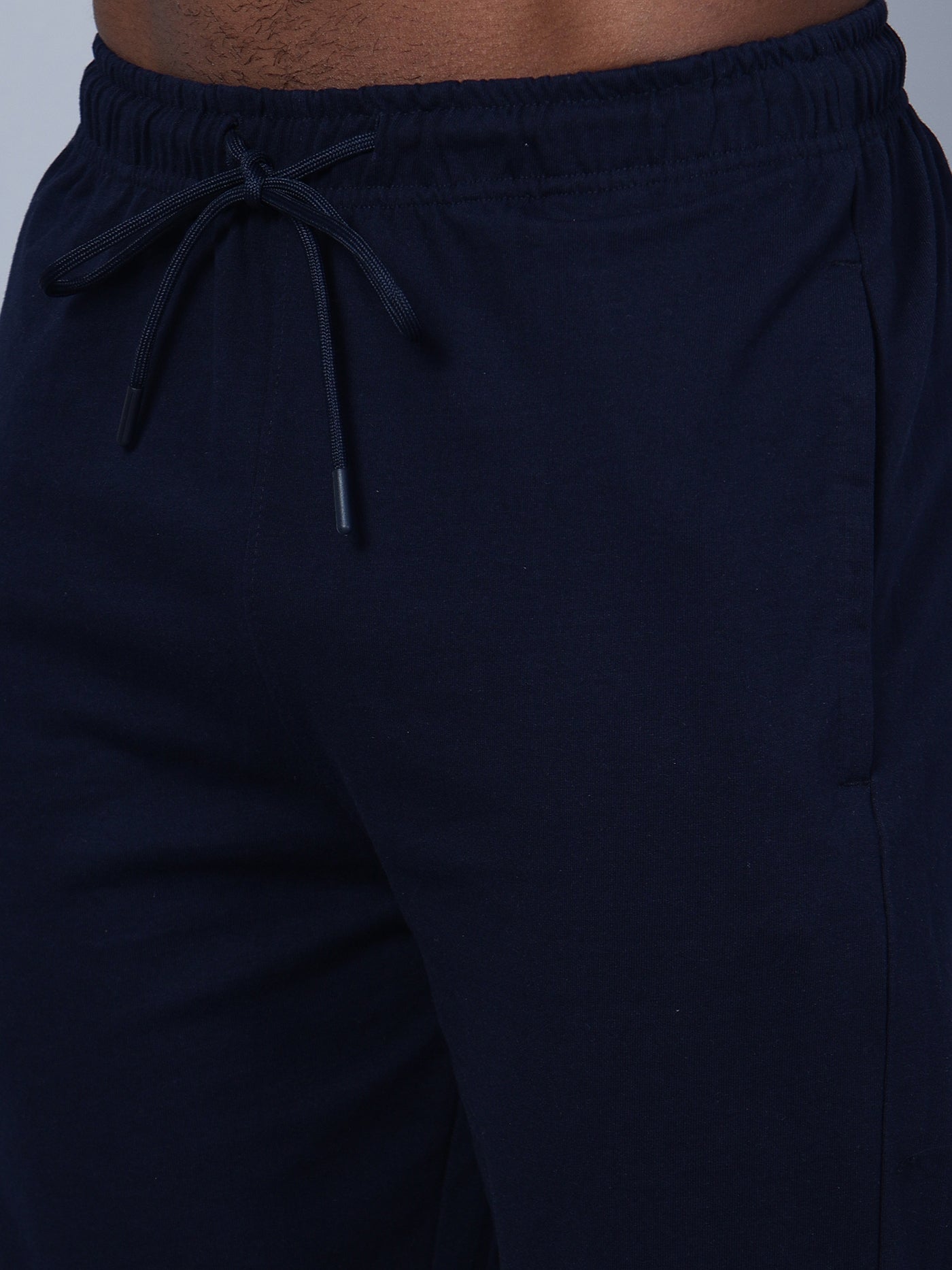 Cantabil Men Navy Blue Track Pant (7134682316939)