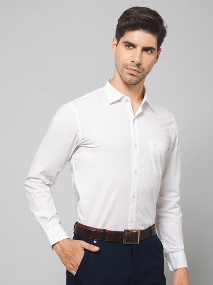 Cantabil Men White Shirt (7132837511307)