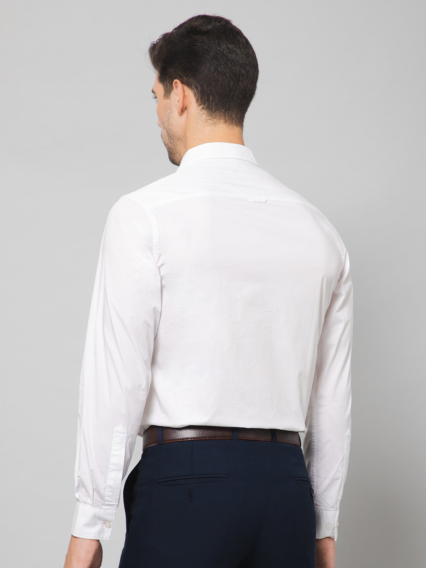 Cantabil Men White Shirt (7132837511307)