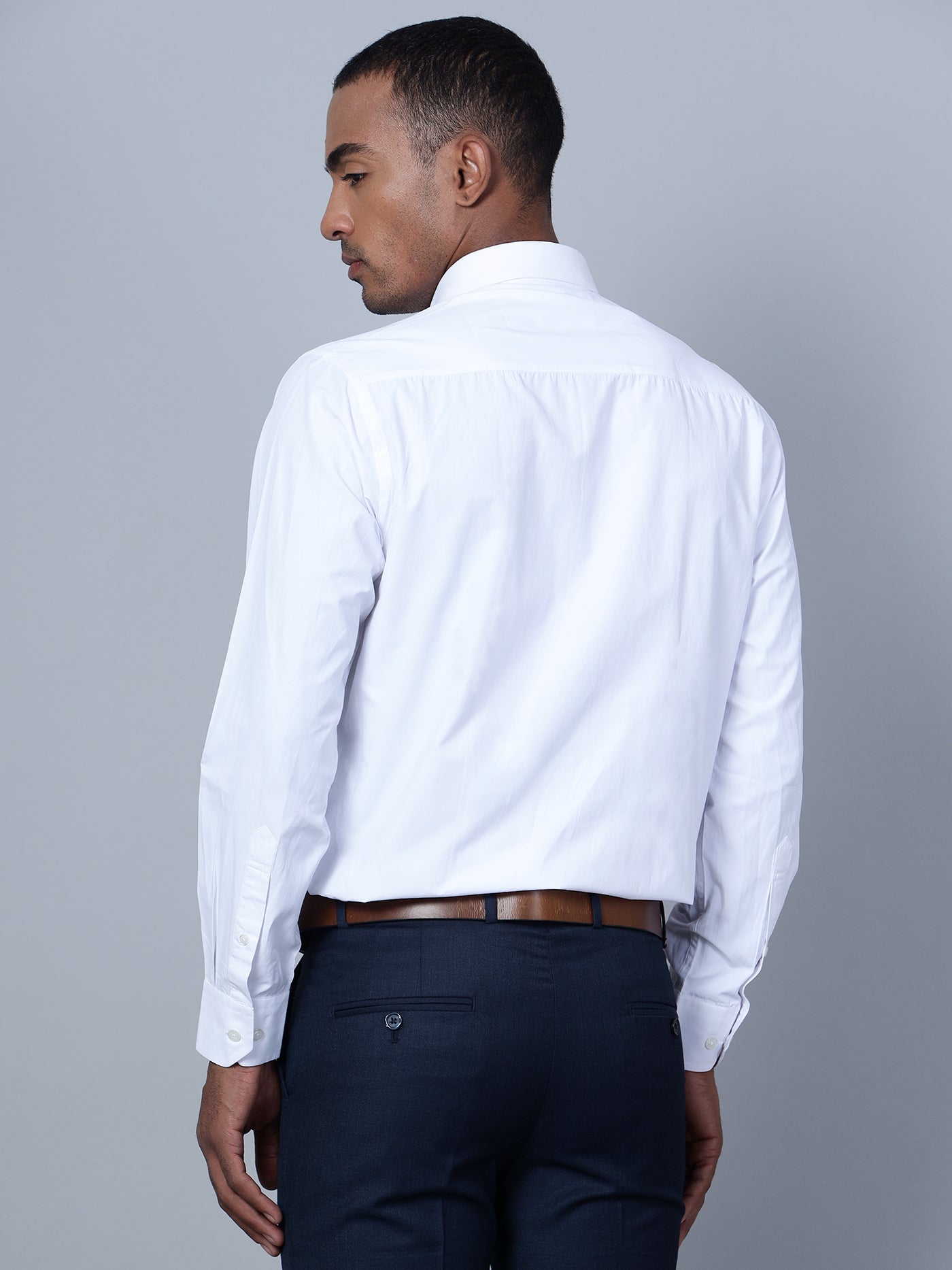 Cantabil Men White Formal Shirt (7135804719243)