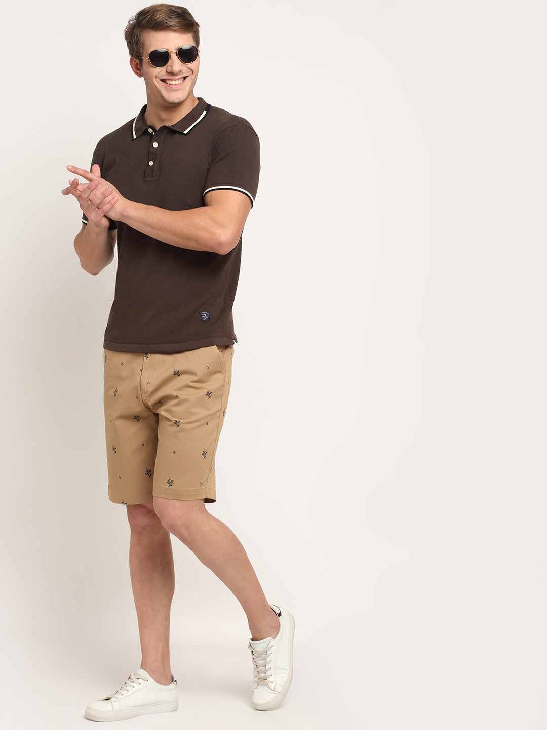 Cantabil Khaki Men Shorts (6751712641163)