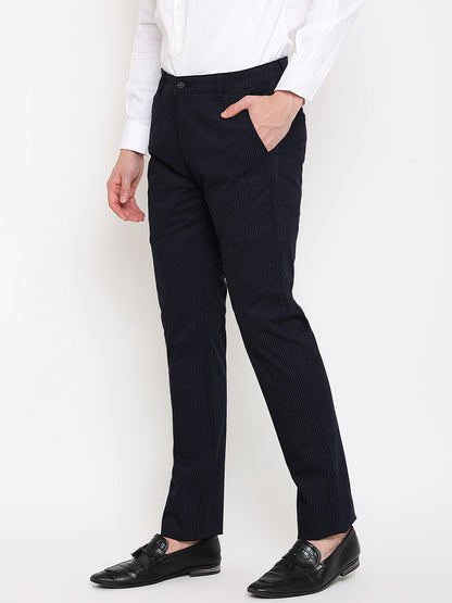 Cantabil Mens Navy Trouser (7069460332683)