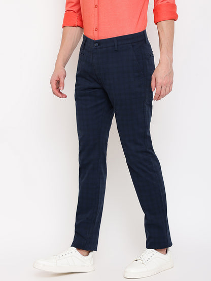 Cantabil Mens Navy Trouser (7069462003851)