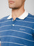 Cantabil Men Blue Melange T-Shirt (7114315399307)