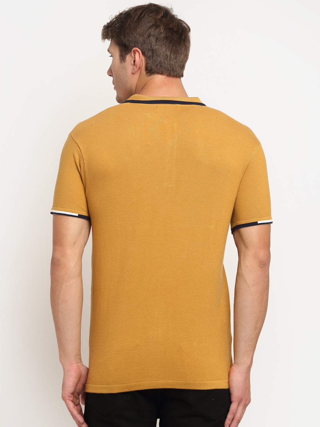 Cantabil Mustard Men's T-Shirt (6751784140939)