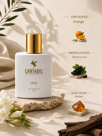 Luxury Unisex Long Lasting Oud Perfume | 50ml With Orange, Patchouli & Amber | Eau De Parfum