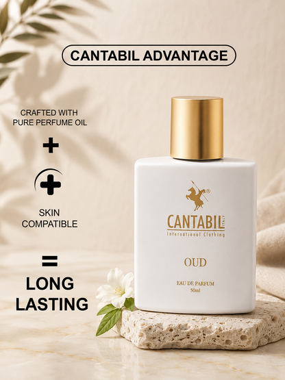 Luxury Unisex Long Lasting Oud Perfume | 50ml With Orange, Patchouli & Amber | Eau De Parfum