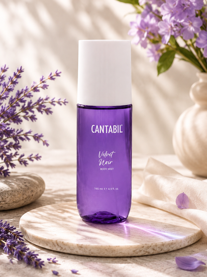 Cantabil Unisex Velvet Noir Long Lasting Body Mist 145ml