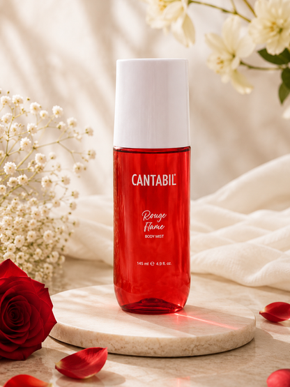 Cantabil Unisex Rouge Flame Long Lasting Body Mist 145ml