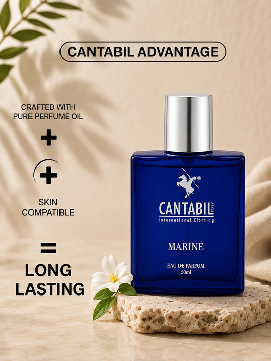 Luxury Unisex Long Lasting Marine Perfume | 50ml With Galbanum, Cedarwood, Oakmoss | Eau De Parfum