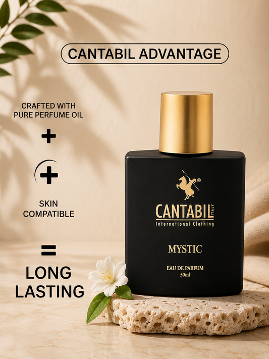 Luxury Unisex Long Lasting Mystic Perfume | 50ml With Apple, Pathouli, Sandalwood | Eau De Parfum