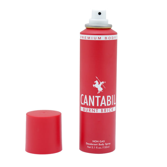 Burnt Brick Unisex Deodorant Body Sprays - (450ml Pack of 3)