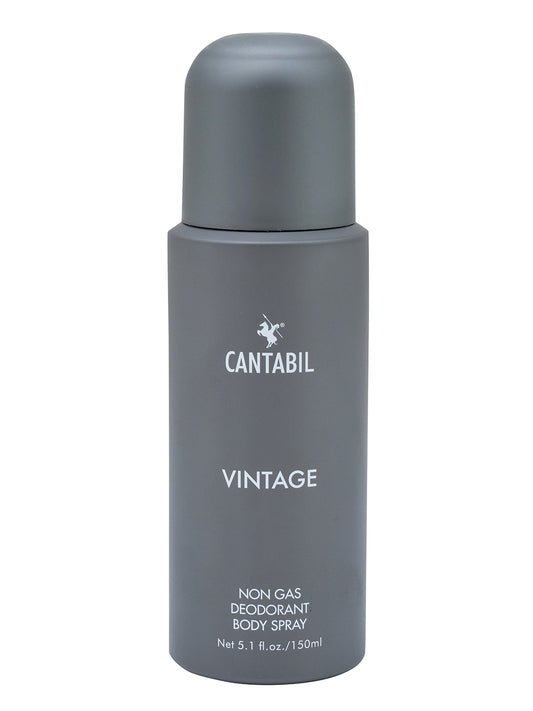 Cantabil Unisex Vintage Deodorant Spray Pack of 3 | 450ml