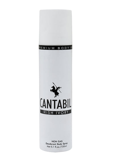 Cantabil Unisex Irish Ivory Deodorant Spray Pack of 3 | 450ml
