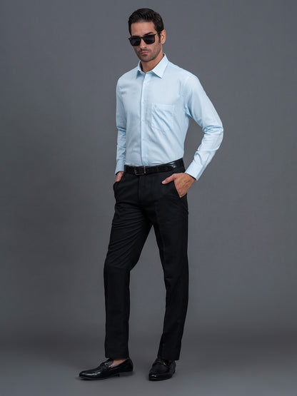 Men's Aqua Self Design Slim Fit Full Sleeve Casual Shirt
