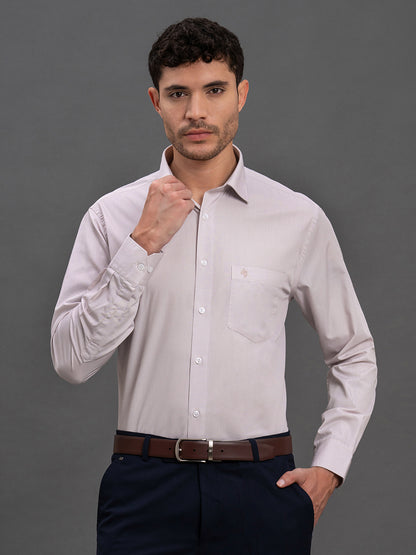 Men's Onion Regular Fit Solid Full Sleeve Formal Shirt