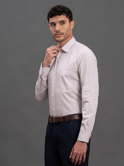 Men's Onion Regular Fit Solid Full Sleeve Formal Shirt