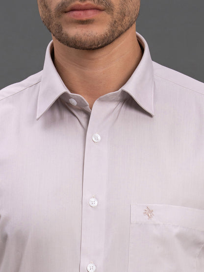 Men's Onion Regular Fit Solid Full Sleeve Formal Shirt