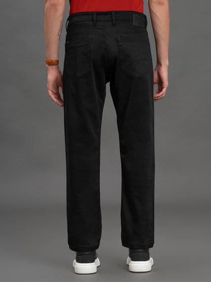 Men's Black Slim Fit Casual Denim Jeans