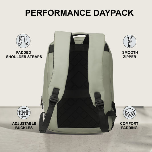 Cantabil 14 Litre Laptop Backpack Upto 18 inchs Laptop for School, Office, College & Travel Bag for Men and Women (Grey) | 4 Compartments, Side Pocket, Padded Shoulder Strap, Smooth-Glide Zippers