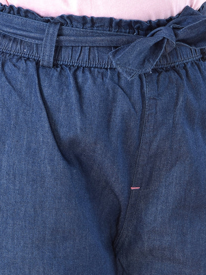 Casual Culottes for Girls | Breathable & Soft with Color Fastness Regular Fit Cotton Fabric Full Elasticated Closure Solid Pattern