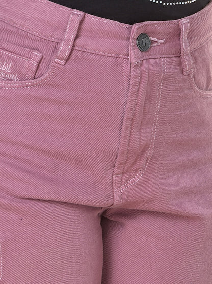 Casual Cargo for Girls | Breathable & Soft with Color Fastness Regular Fit Cotton Fabric Button Closure Solid Pattern