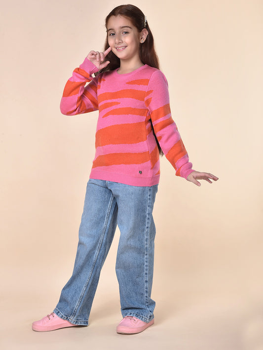 Casual Denim for Girls | Breathable & Soft with Color Fastness Regular Fit Cotton Blend Fabric Button Closure Solid Pattern