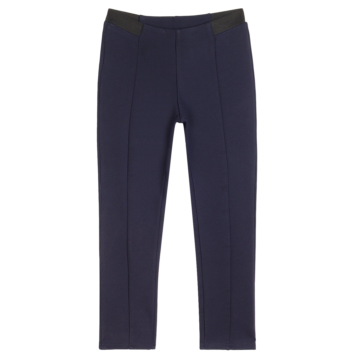 Cantabil Girls Navy Blue Jeggings (7134683267211)