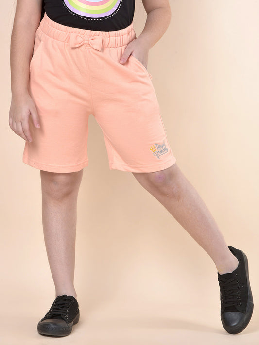 Casual Short for Girls | Breathable & Soft with Color Fastness Regular Fit Poly Cotton Fabric Elasticated Closure Soldi Pattern