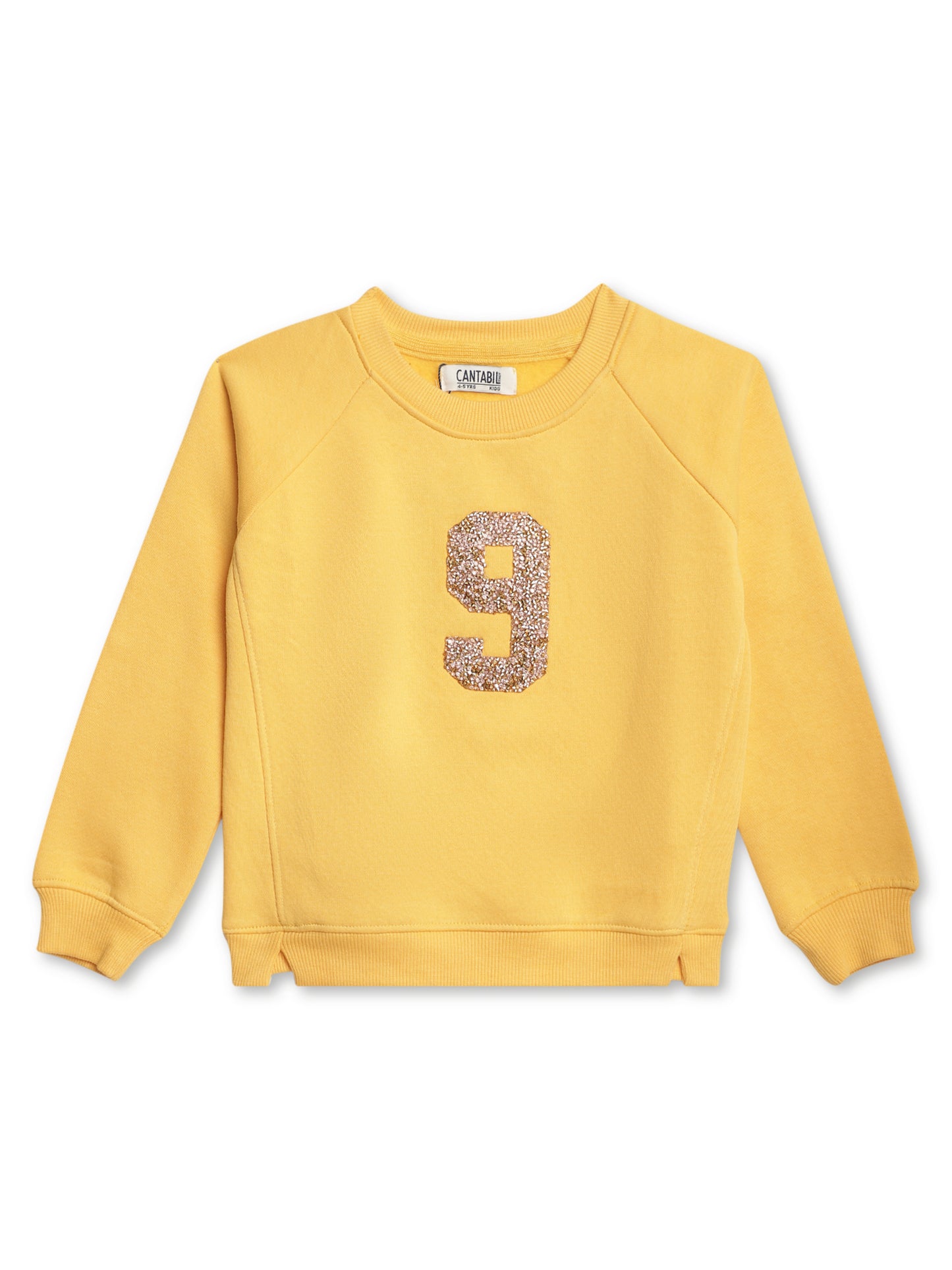 Cantabil Girls Yellow Sweatshirt (7121559191691)