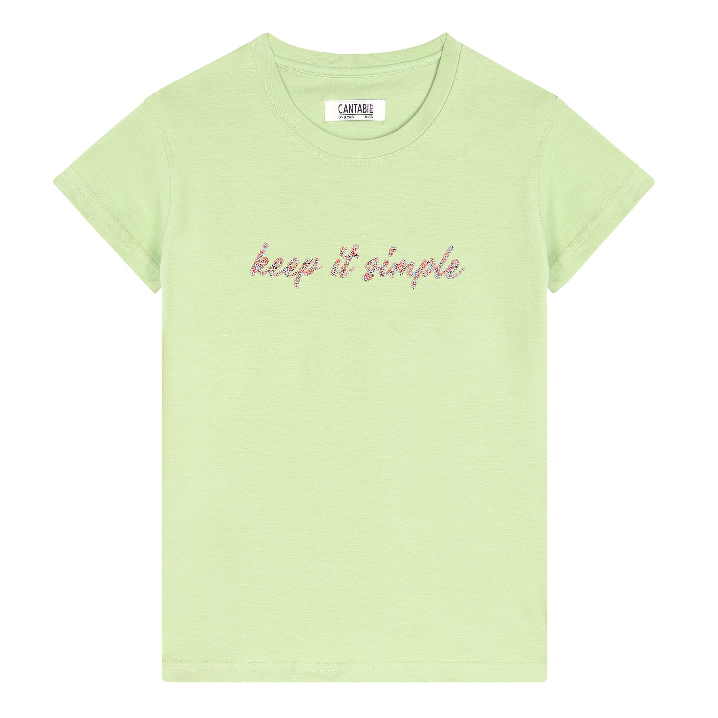 Cantabil Girls Light Green T-Shirt (7134108811403)