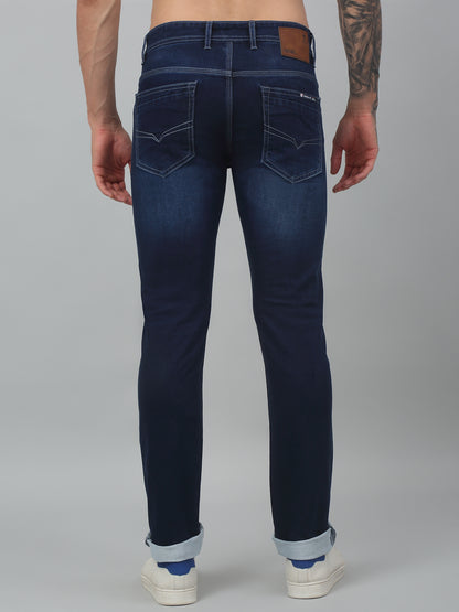 Men's Ultra Narrow fit Medium Fade Dark Blue  Jeans