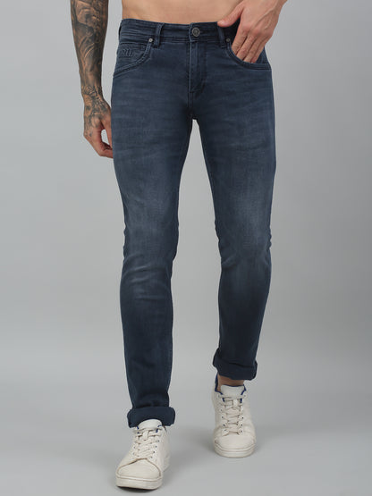 Men's Ultra Narrow fit Heavy Fade Blue  Jeans