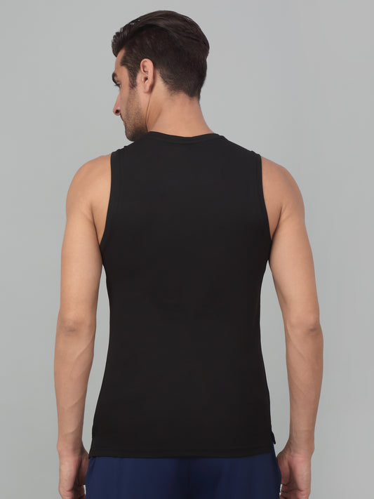 T-Shirt for Men | Breathable & Soft with Color Fastness Regular Fit Round Neck Polyester Fabric Solid Pattern