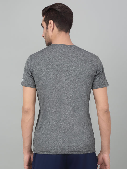 T-Shirt for Men | Breathable & Soft with Color Fastness Regular Fit Round Neck Polyester Fabric Printed Pattern