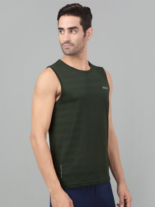 T-Shirt for Men | Breathable & Soft with Color Fastness Regular Fit Round Neck Polyester Fabric Solid Pattern