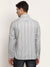 Cantabil Men Cotton Striped Grey Full Sleeve Casual Shirt for Men with Pocket (6713268142219)