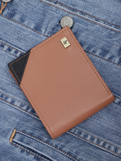 Men's Solid Tan Soft Wallet