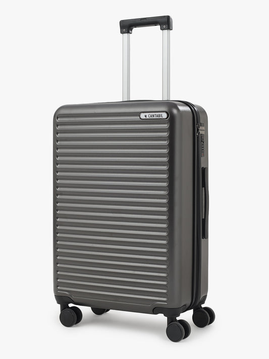 8 Wheels Check-In 75cm (28inch) Hard Case Polycarbonate Travel Luggage Trolley Bag (Black)